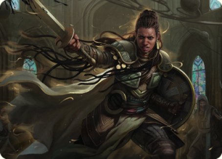 Shanna, Purifying Blade Art Card 1 [Dominaria United Art Series] | Dragon's Lair Comics and Fantasy Houston TX