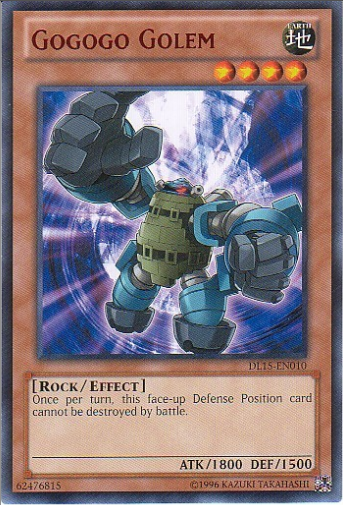 Gogogo Golem (Red) [DL15-EN010] Rare | Dragon's Lair Comics and Fantasy Houston TX