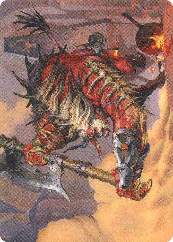 Spinehorn Minotaur // Spinehorn Minotaur [Modern Horizons Art Series] | Dragon's Lair Comics and Fantasy Houston TX