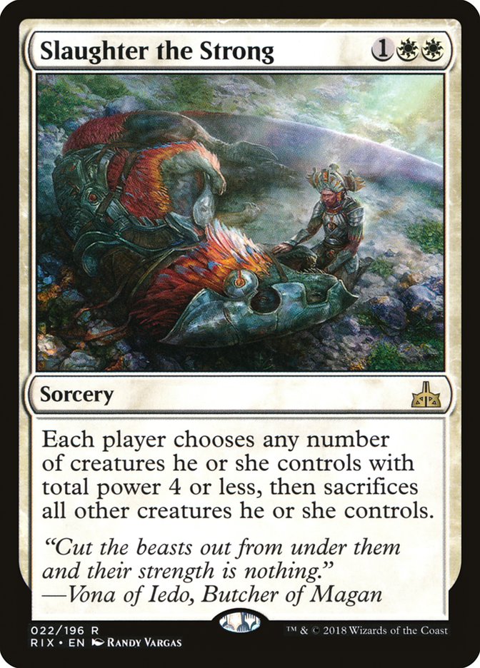 Slaughter the Strong [Rivals of Ixalan] | Dragon's Lair Comics and Fantasy Houston TX