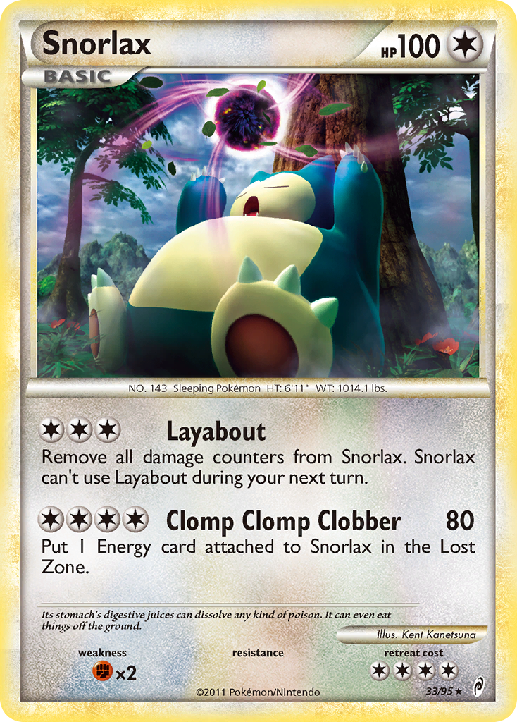 Snorlax (33/95) [HeartGold & SoulSilver: Call of Legends] | Dragon's Lair Comics and Fantasy Houston TX