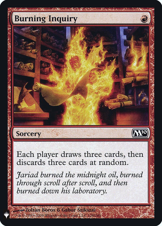Burning Inquiry [Mystery Booster] | Dragon's Lair Comics and Fantasy Houston TX