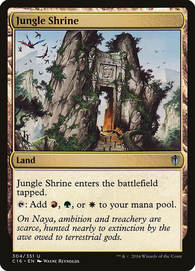 Jungle Shrine [Commander 2016] | Dragon's Lair Comics and Fantasy Houston TX