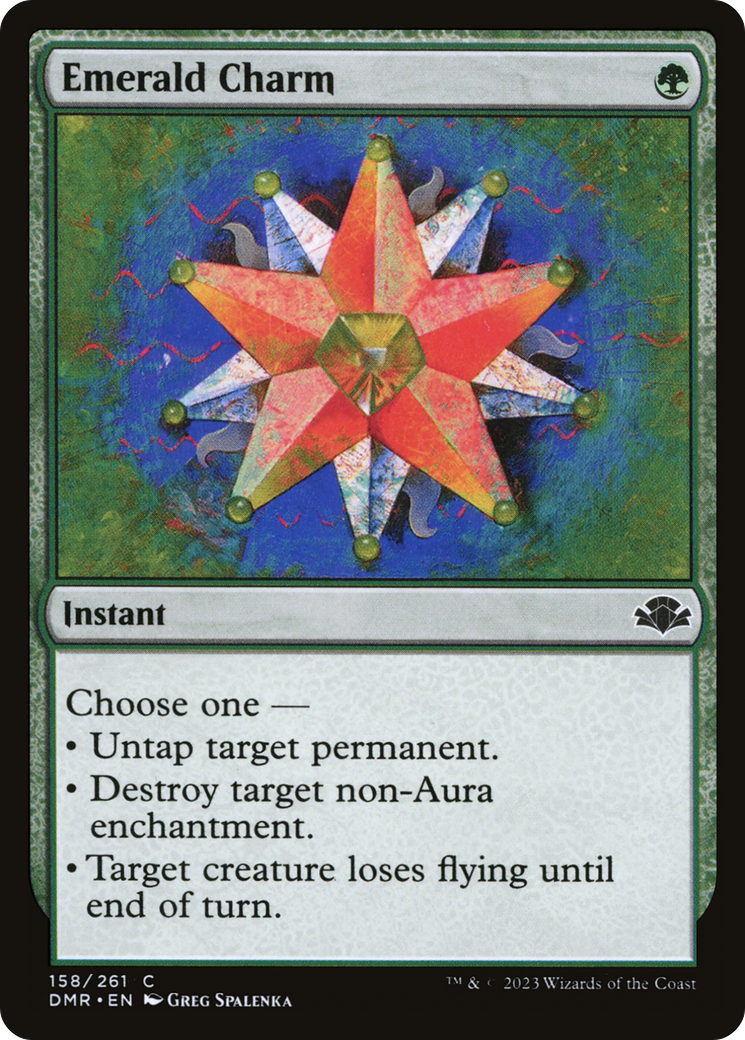 Emerald Charm [Dominaria Remastered] | Dragon's Lair Comics and Fantasy Houston TX