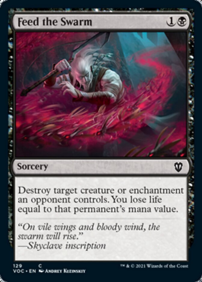 Feed the Swarm [Innistrad: Crimson Vow Commander] | Dragon's Lair Comics and Fantasy Houston TX