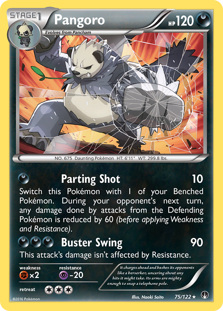 Pangoro (75/122) [XY: BREAKpoint] | Dragon's Lair Comics and Fantasy Houston TX