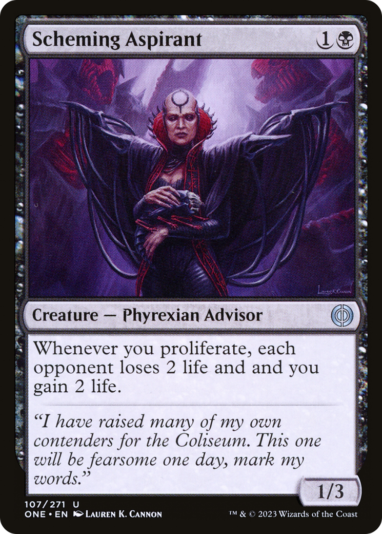 Scheming Aspirant [Phyrexia: All Will Be One] | Dragon's Lair Comics and Fantasy Houston TX