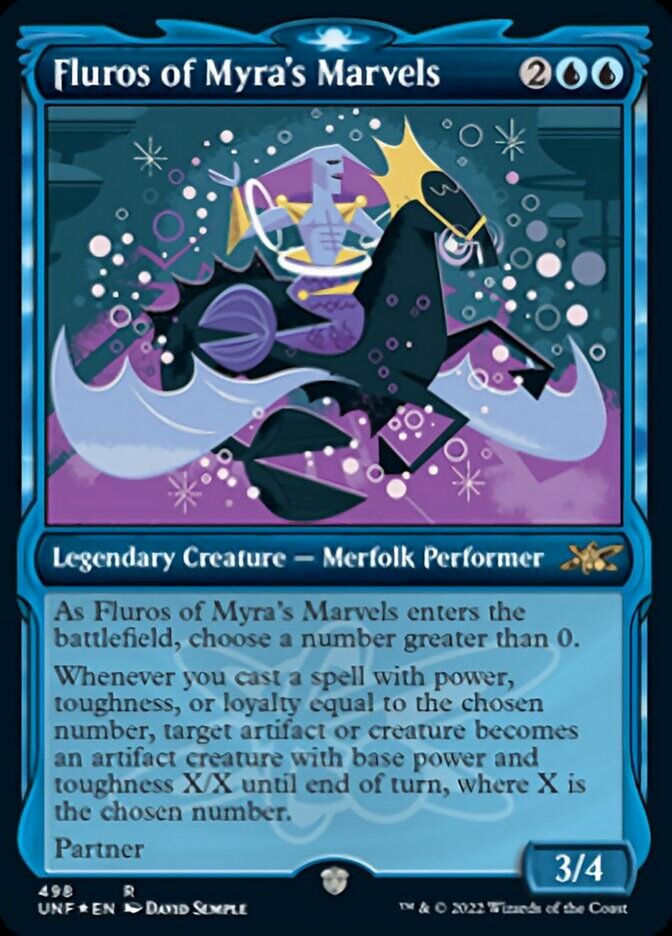 Fluros of Myra's Marvels (Showcase) (Galaxy Foil) [Unfinity] | Dragon's Lair Comics and Fantasy Houston TX