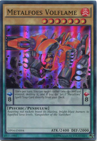 Metalfoes Volflame [OP04-EN004] Super Rare | Dragon's Lair Comics and Fantasy Houston TX