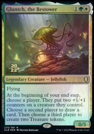 Gluntch, the Bestower [Commander Legends: Battle for Baldur's Gate Prerelease Promos] | Dragon's Lair Comics and Fantasy Houston TX