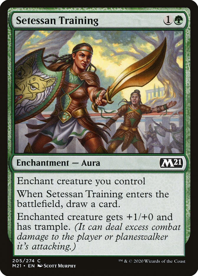 Setessan Training [Core Set 2021] | Dragon's Lair Comics and Fantasy Houston TX