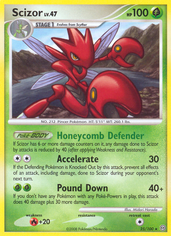 Scizor (25/100) [Diamond & Pearl: Stormfront] | Dragon's Lair Comics and Fantasy Houston TX