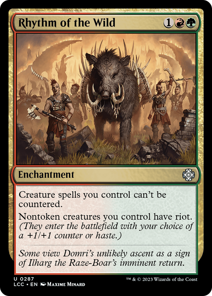 Rhythm of the Wild [The Lost Caverns of Ixalan Commander] | Dragon's Lair Comics and Fantasy Houston TX
