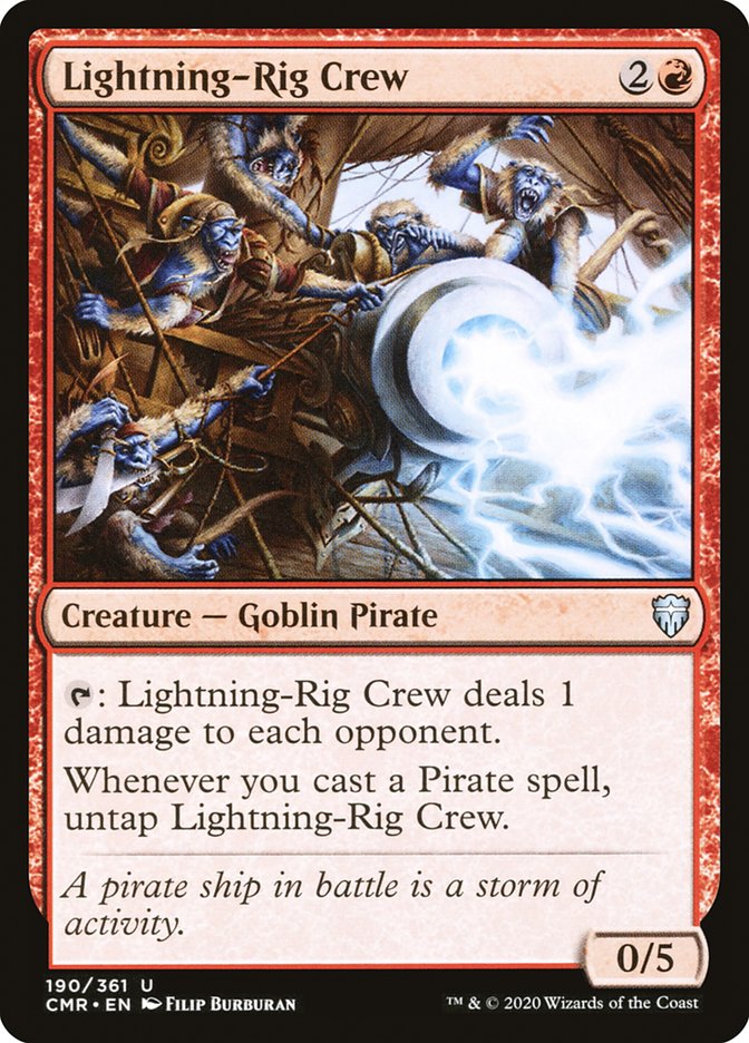 Lightning-Rig Crew [Commander Legends] | Dragon's Lair Comics and Fantasy Houston TX