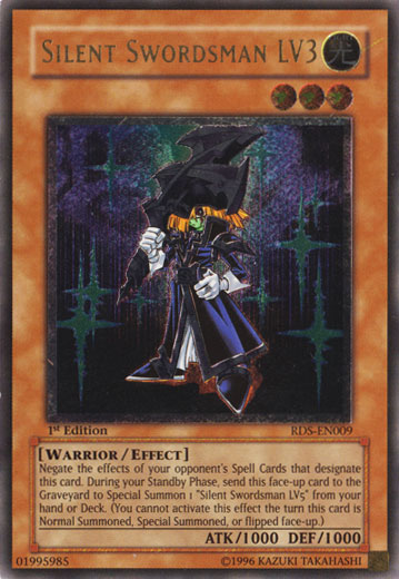 Silent Swordsman LV3 [RDS-EN009] Ultimate Rare | Dragon's Lair Comics and Fantasy Houston TX