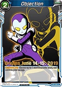 Objection (Origins 2019) (BT1-052_PR) [Tournament Promotion Cards] | Dragon's Lair Comics and Fantasy Houston TX