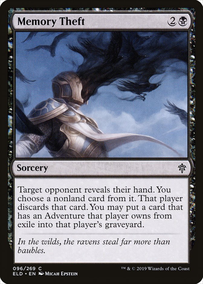 Memory Theft [Throne of Eldraine] | Dragon's Lair Comics and Fantasy Houston TX