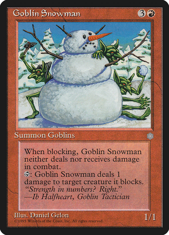 Goblin Snowman [Ice Age] | Dragon's Lair Comics and Fantasy Houston TX
