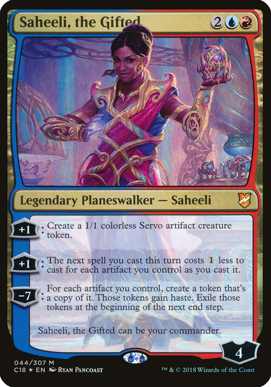Saheeli, the Gifted (Oversized) [Commander 2018 Oversized] | Dragon's Lair Comics and Fantasy Houston TX