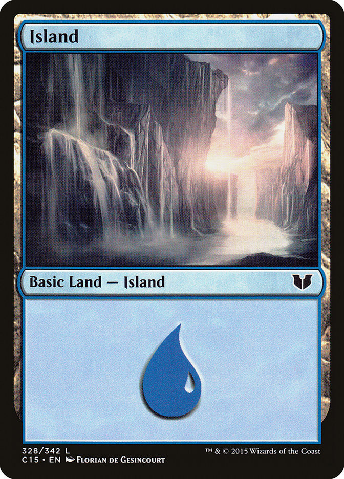 Island (328) [Commander 2015] | Dragon's Lair Comics and Fantasy Houston TX