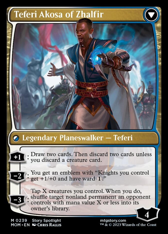 Invasion of New Phyrexia // Teferi Akosa of Zhalfir [March of the Machine] | Dragon's Lair Comics and Fantasy Houston TX