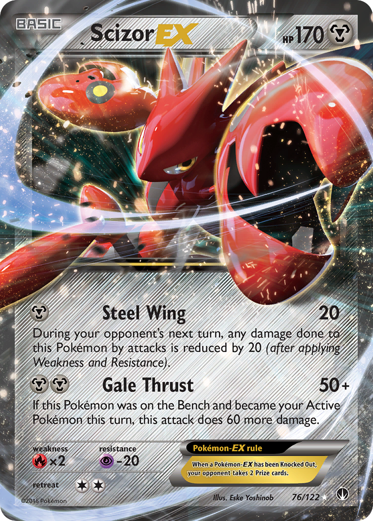 Scizor EX (76/122) [XY: BREAKpoint] | Dragon's Lair Comics and Fantasy Houston TX