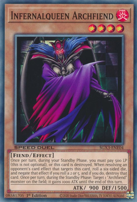 Infernalqueen Archfiend [SGX3-ENE04] Common | Dragon's Lair Comics and Fantasy Houston TX