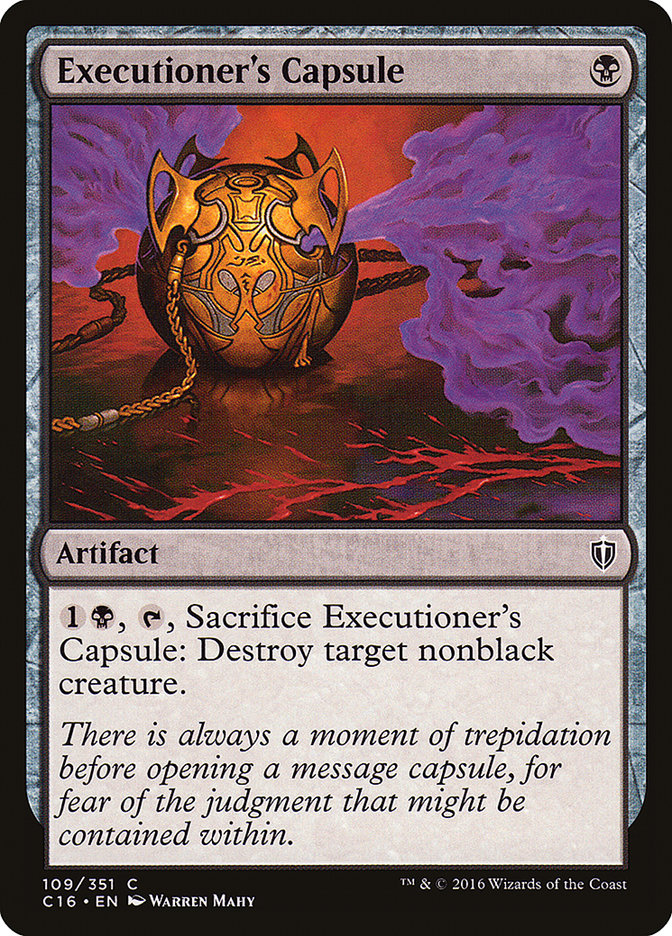 Executioner's Capsule [Commander 2016] | Dragon's Lair Comics and Fantasy Houston TX