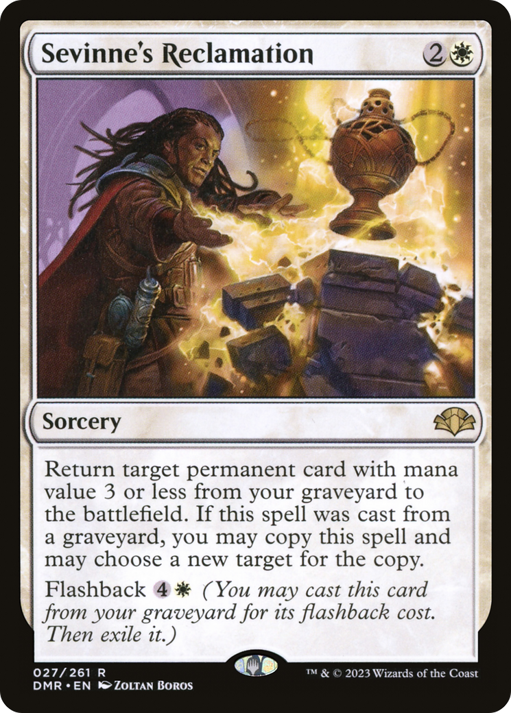 Sevinne's Reclamation [Dominaria Remastered] | Dragon's Lair Comics and Fantasy Houston TX