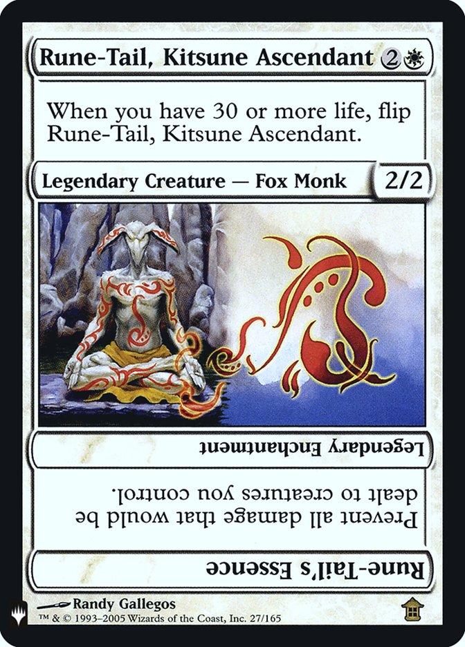 Rune-Tail, Kitsune Ascendant // Rune-Tail's Essence [Mystery Booster] | Dragon's Lair Comics and Fantasy Houston TX