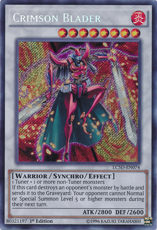 Crimson Blader [LC5D-EN074] Secret Rare | Dragon's Lair Comics and Fantasy Houston TX