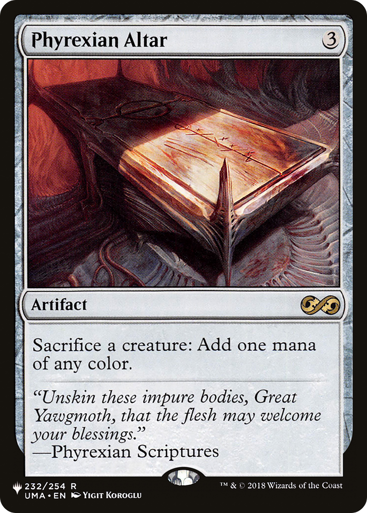 Phyrexian Altar [The List] | Dragon's Lair Comics and Fantasy Houston TX
