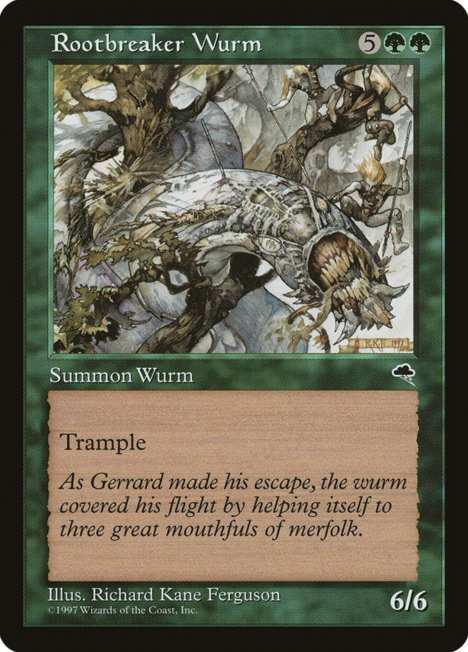 Rootbreaker Wurm [Tempest] | Dragon's Lair Comics and Fantasy Houston TX