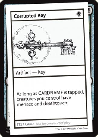 Corrupted Key (2021 Edition) [Mystery Booster Playtest Cards] | Dragon's Lair Comics and Fantasy Houston TX