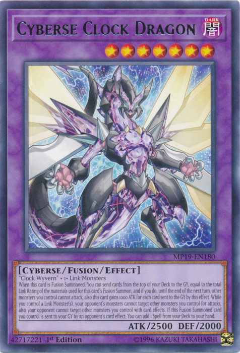 Cyberse Clock Dragon [MP19-EN180] Rare | Dragon's Lair Comics and Fantasy Houston TX