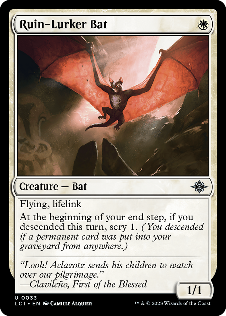 Ruin-Lurker Bat [The Lost Caverns of Ixalan] | Dragon's Lair Comics and Fantasy Houston TX