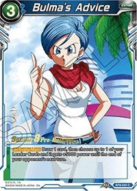 Bulma's Advice (BT8-042_PR) [Malicious Machinations Prerelease Promos] | Dragon's Lair Comics and Fantasy Houston TX