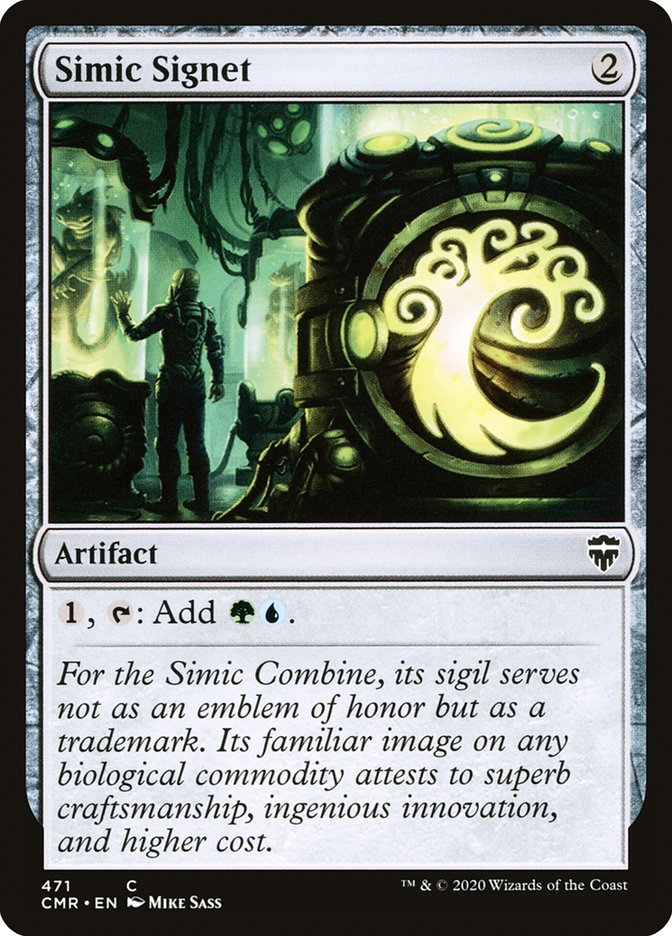 Simic Signet [Commander Legends] | Dragon's Lair Comics and Fantasy Houston TX