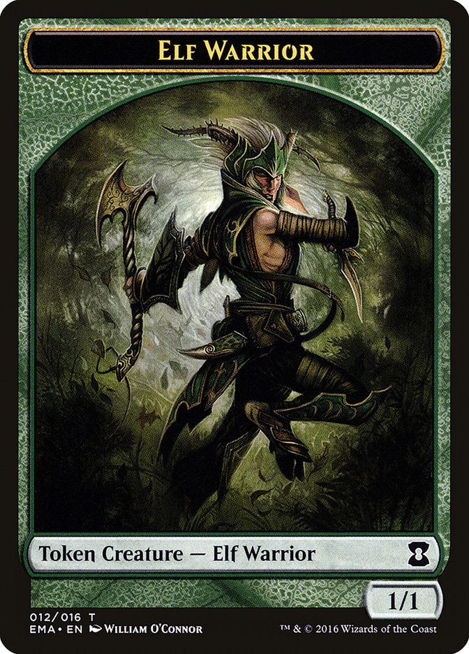 Elf Warrior Token [Eternal Masters Tokens] | Dragon's Lair Comics and Fantasy Houston TX