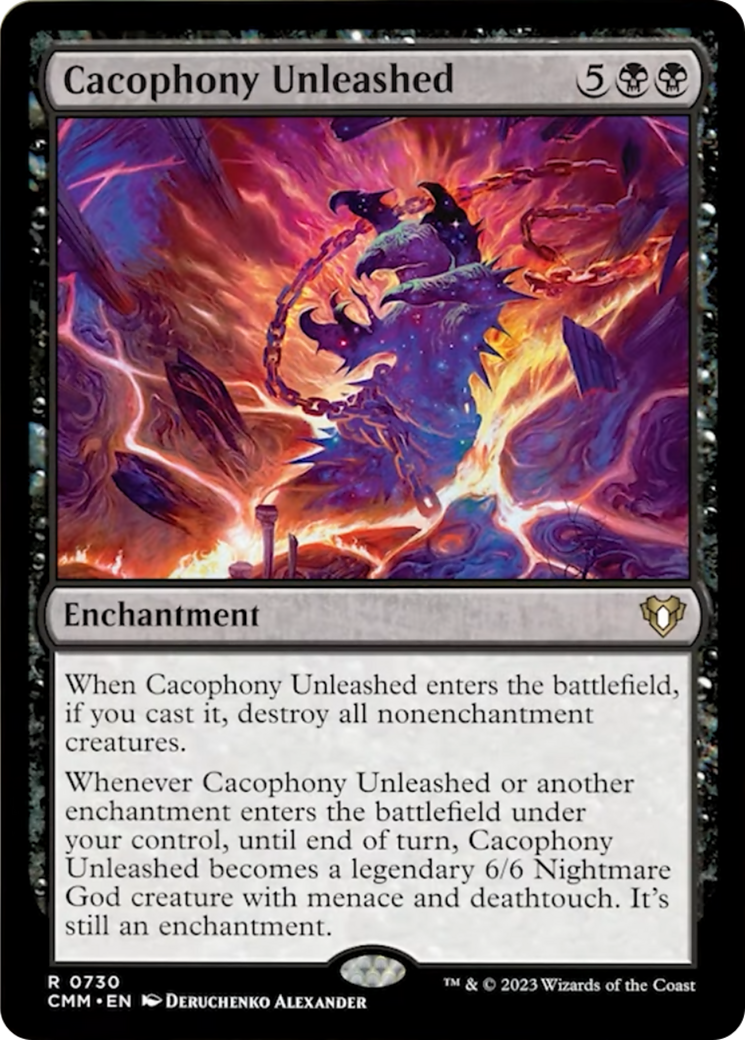 Cacophony Unleashed [Commander Masters] | Dragon's Lair Comics and Fantasy Houston TX