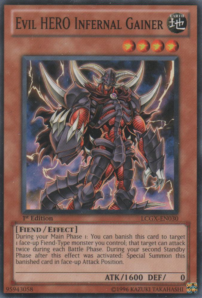 Evil HERO Infernal Gainer [LCGX-EN030] Common | Dragon's Lair Comics and Fantasy Houston TX