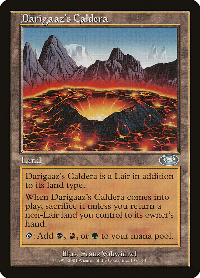 Darigaaz's Caldera [Planeshift] | Dragon's Lair Comics and Fantasy Houston TX