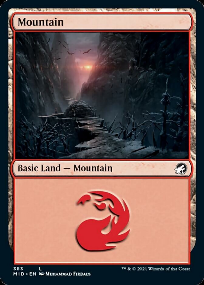 Mountain (383) [Innistrad: Midnight Hunt] | Dragon's Lair Comics and Fantasy Houston TX