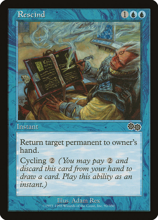 Rescind [Urza's Saga] | Dragon's Lair Comics and Fantasy Houston TX