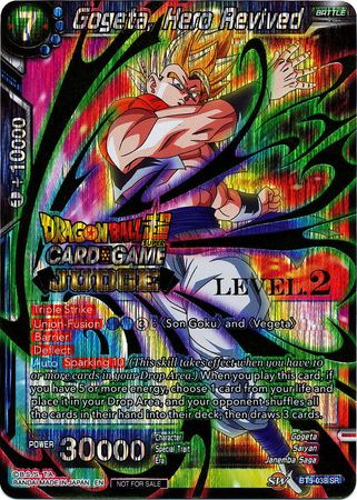 Gogeta, Hero Revived (Level 2) (BT5-038) [Judge Promotion Cards] | Dragon's Lair Comics and Fantasy Houston TX