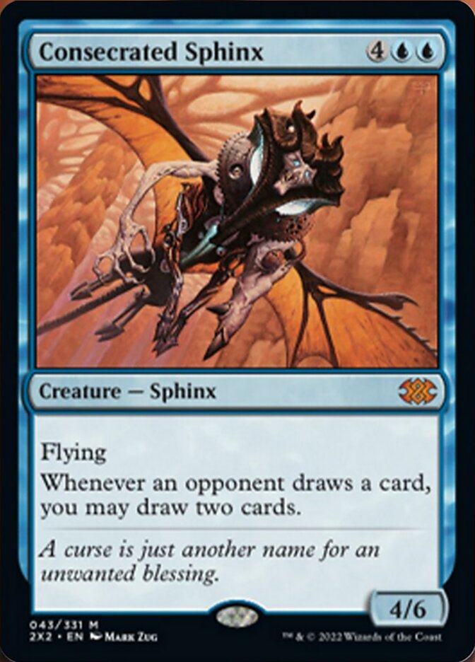 Consecrated Sphinx [Double Masters 2022] | Dragon's Lair Comics and Fantasy Houston TX