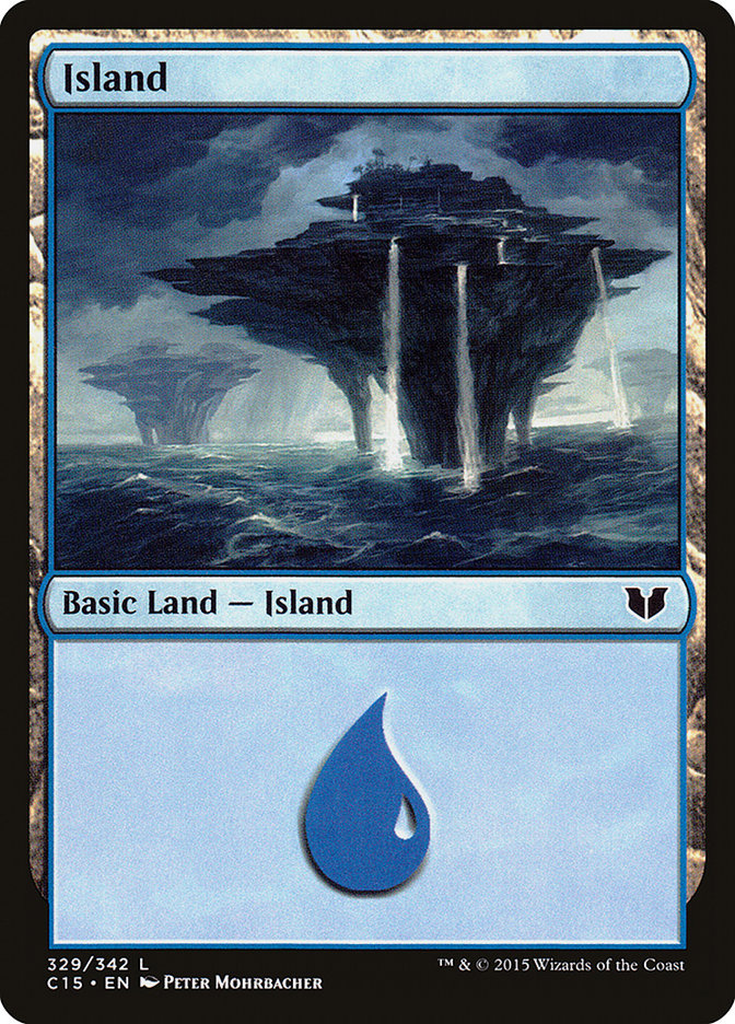 Island (329) [Commander 2015] | Dragon's Lair Comics and Fantasy Houston TX