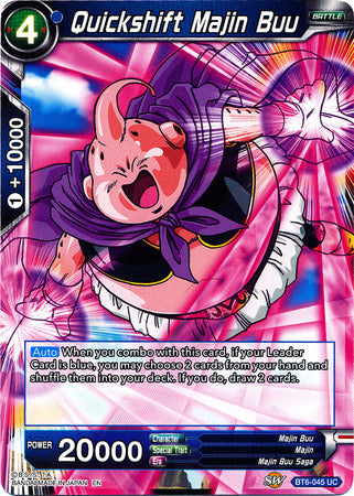 Quickshift Majin Buu (BT6-045) [Destroyer Kings] | Dragon's Lair Comics and Fantasy Houston TX