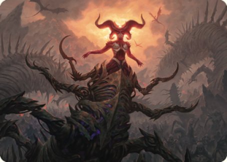 Sheoldred, the Apocalypse Art Card [Dominaria United Art Series] | Dragon's Lair Comics and Fantasy Houston TX