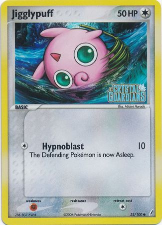 Jigglypuff (53/100) (Stamped) [EX: Crystal Guardians] | Dragon's Lair Comics and Fantasy Houston TX